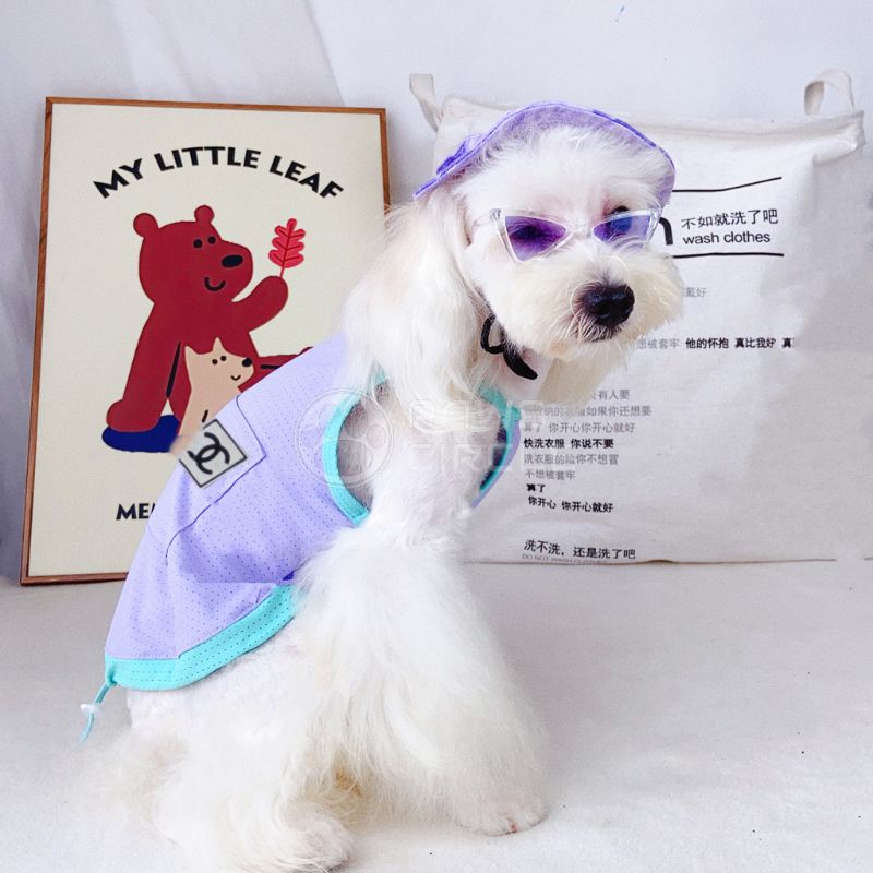 chanel cooling dog tank top