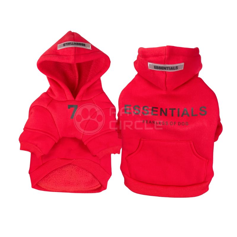 fear of god essentials hoodies for dogs