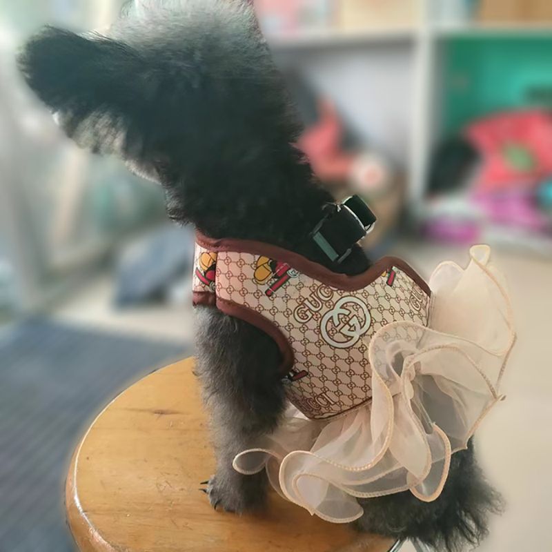 gucci mickey dog harness