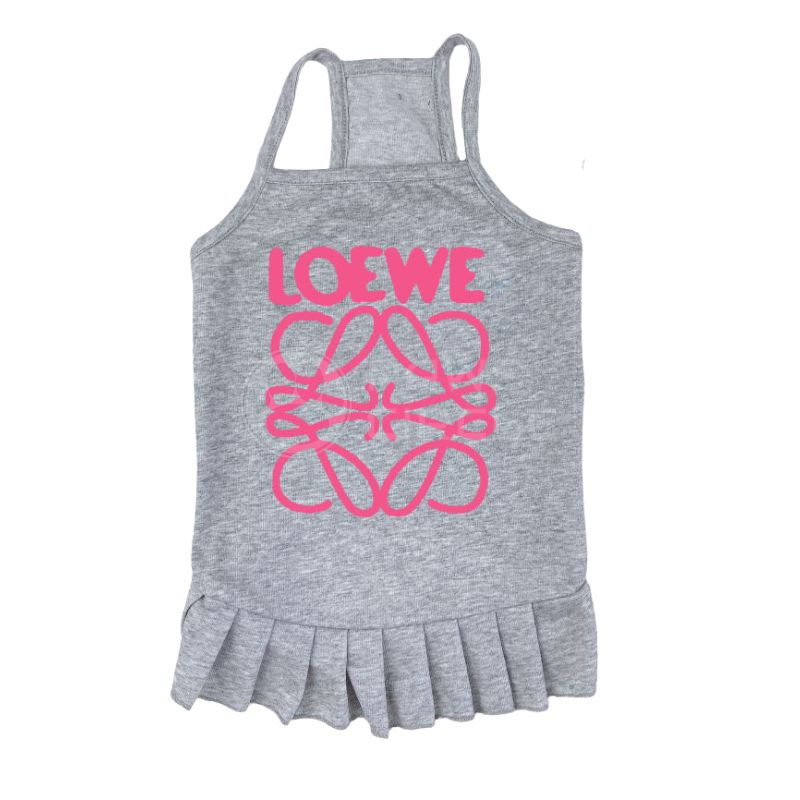 Grey Loewe dress for dogs
