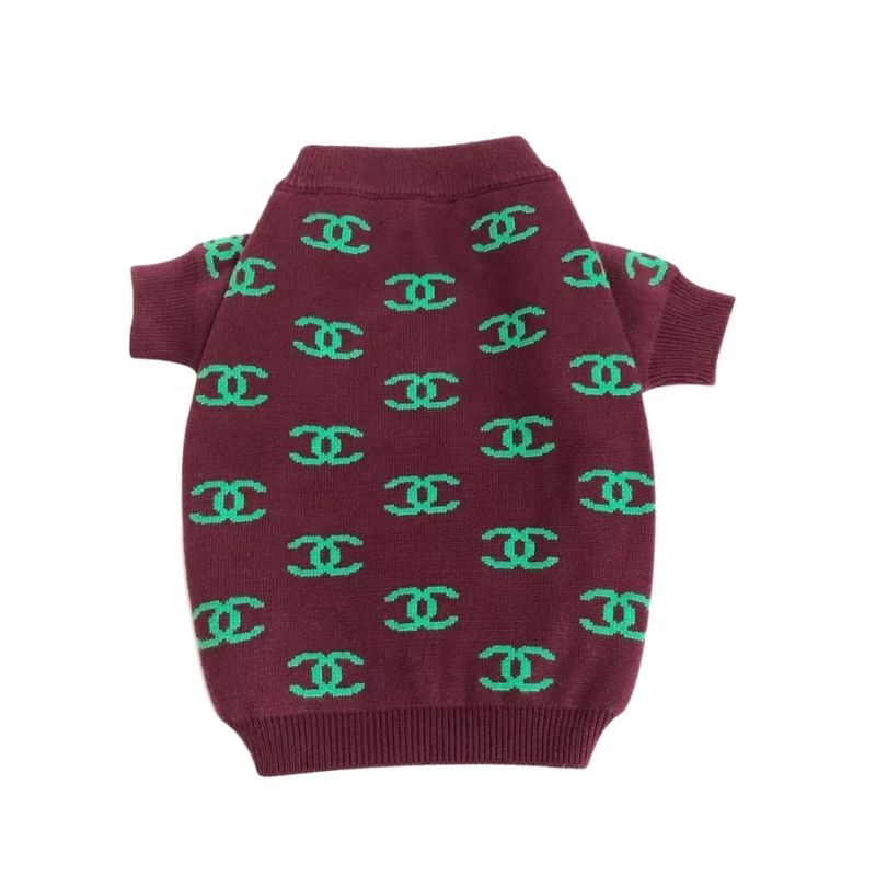 CHANEL Unisex Logo Knit Sweater
