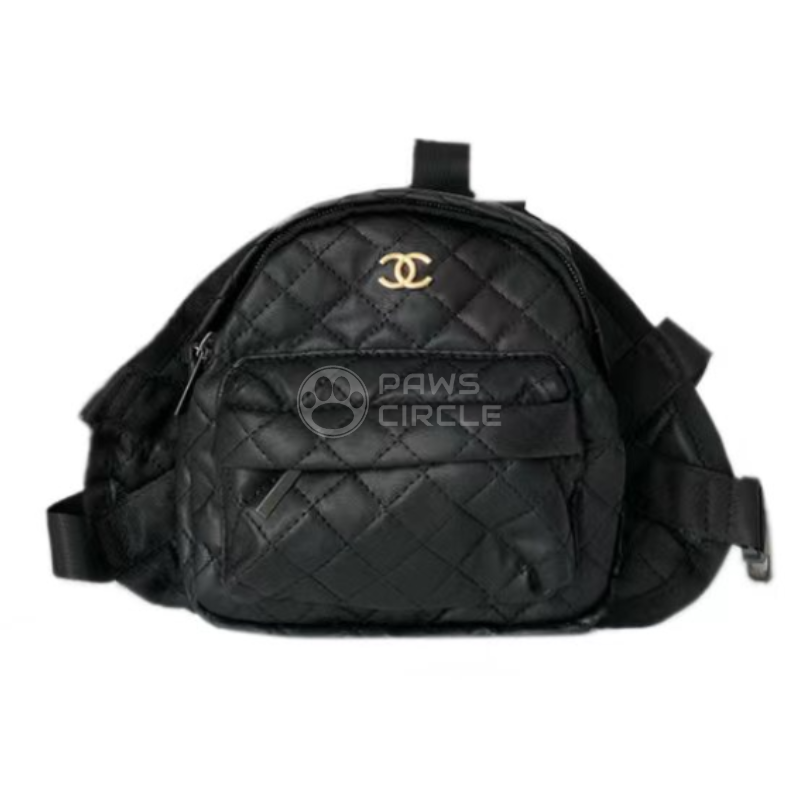 Chewnel Logo Dog Backpack, Paws Circle