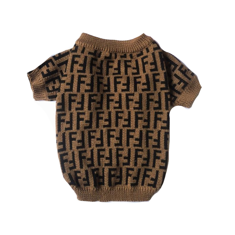 Louis Pup Made Knit Sweater, Paws Circle
