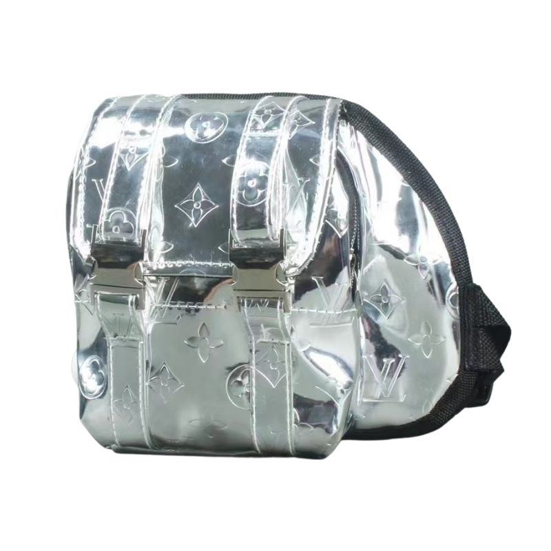Louis Pup Chrome Backpack, Paws Circle