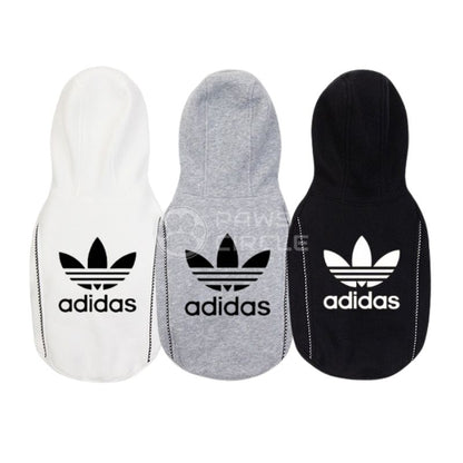 adidas half zip dog hoodie