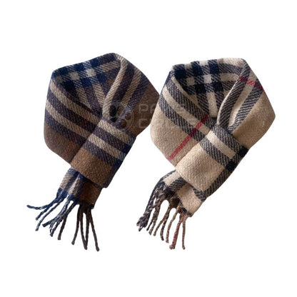 Burberry checkered scarf for dog