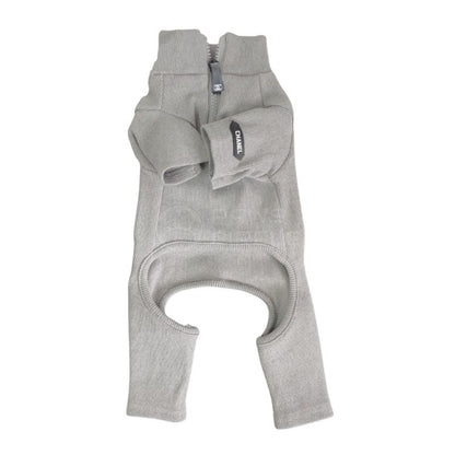 Chanel four legged dog sweatsuit