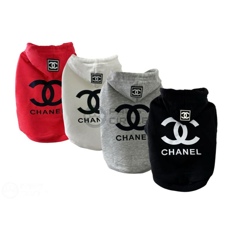 chanel logo hoodie for dogs