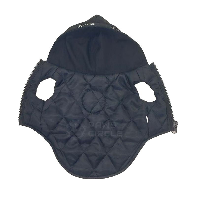 chanel logo vest for dog