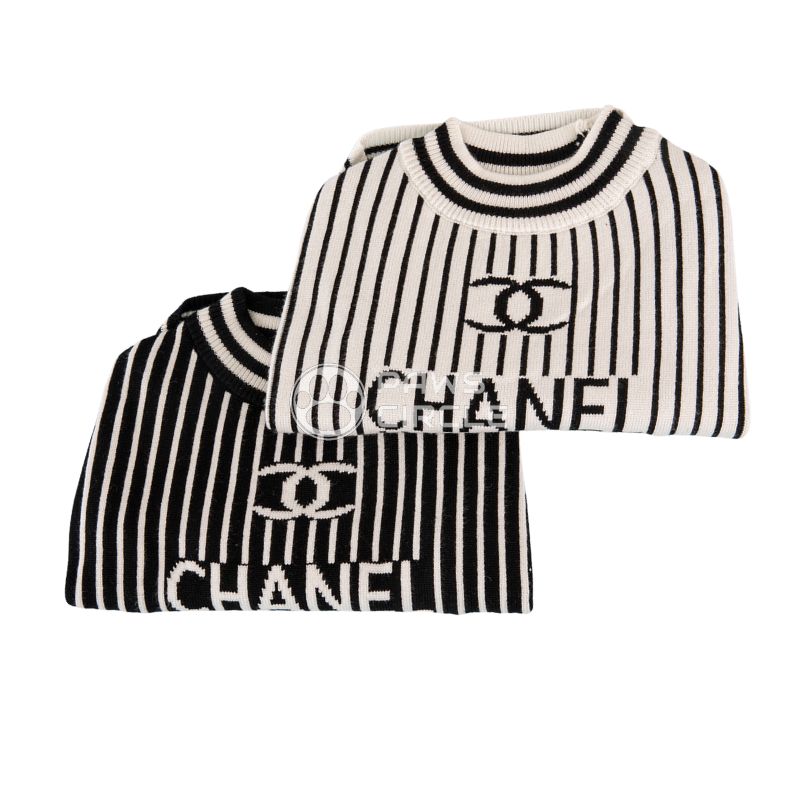 chanel dog sweater