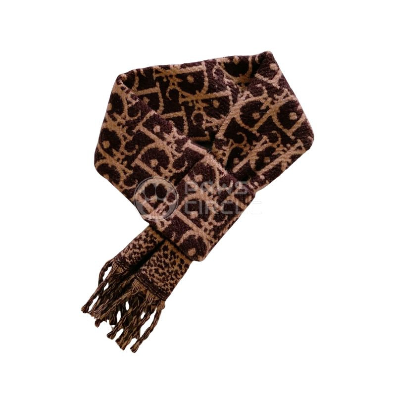 Christian Dior oblique logo scarf for dog