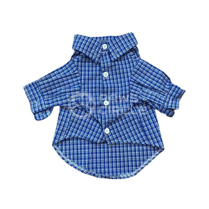 checked oxford shirt for dogs