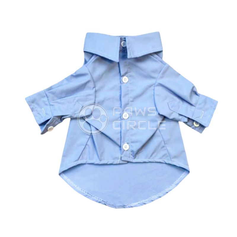 blue oxford shirt for dogs