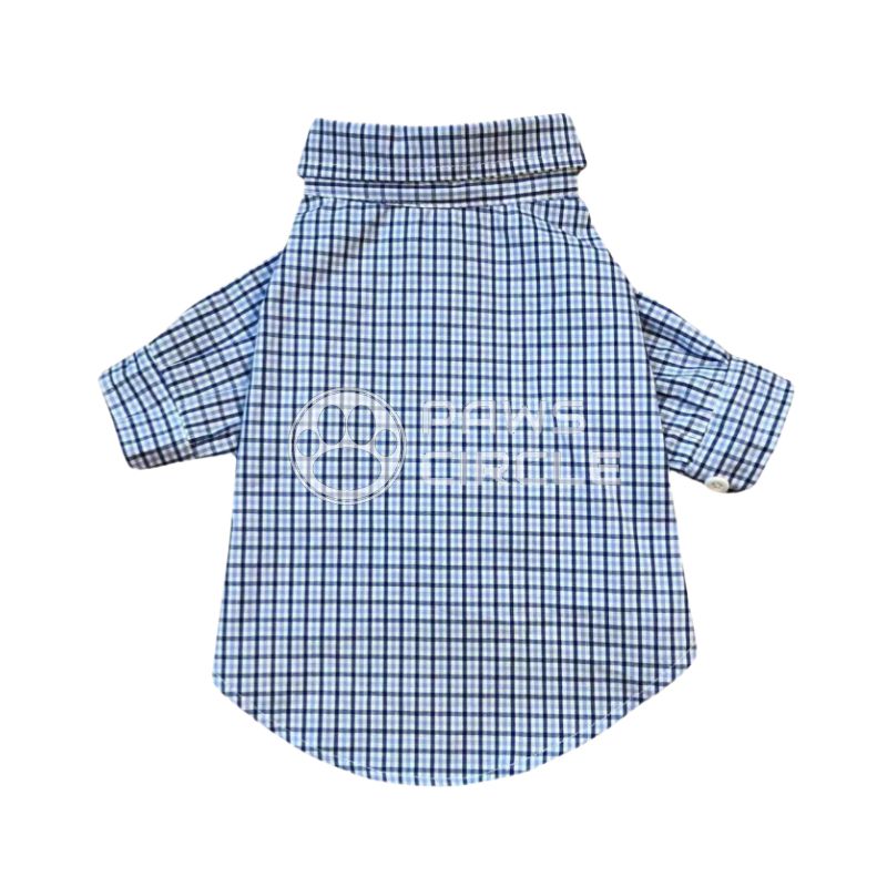 checked oxford shirt for dogs