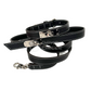 Hermes Kelly Black Dog Collar & Leash