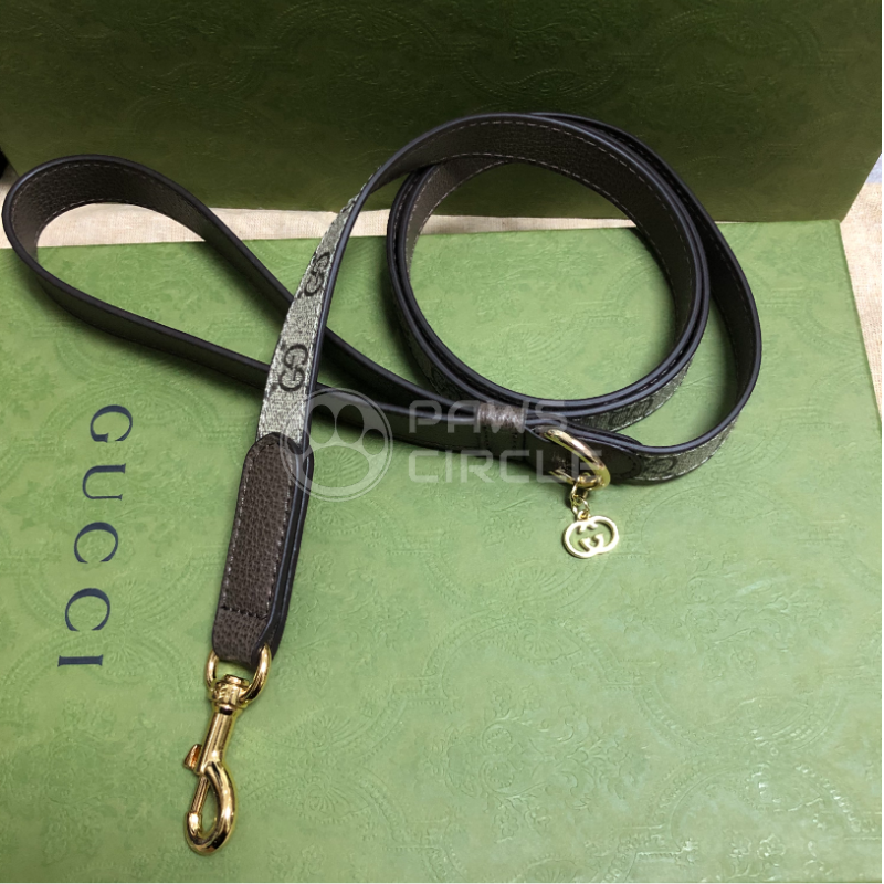 Gucci Monogram Dog Bag, Harness & Leash
