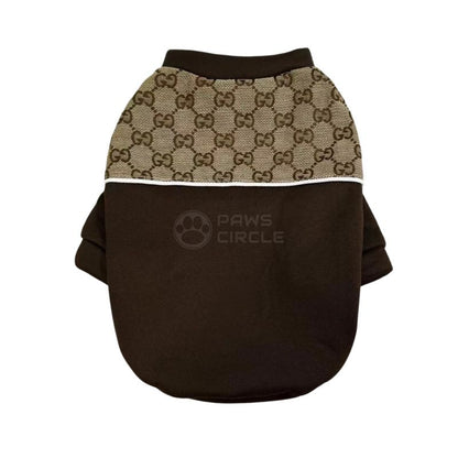 Brown Gucci sweater for dog