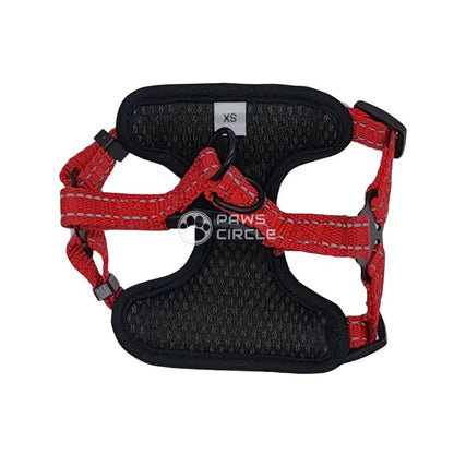 Nike Mesh Dog Harness and Leash in red