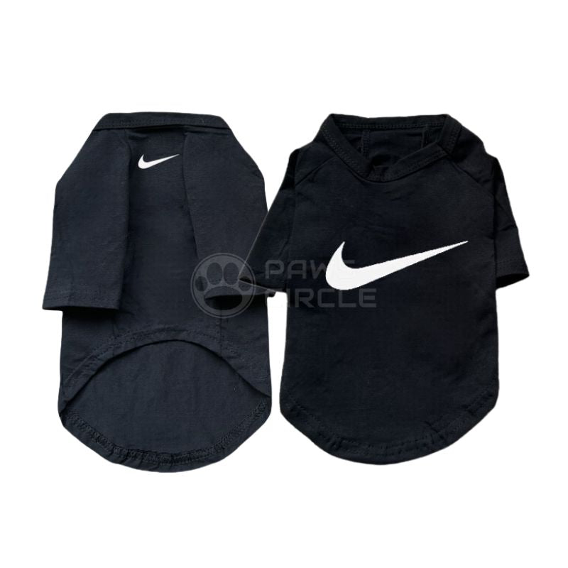 nike dog tee in black