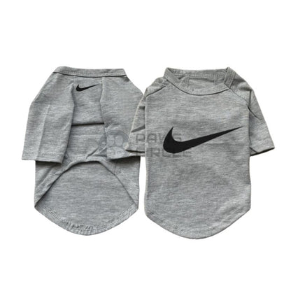 nike dog tee in grey