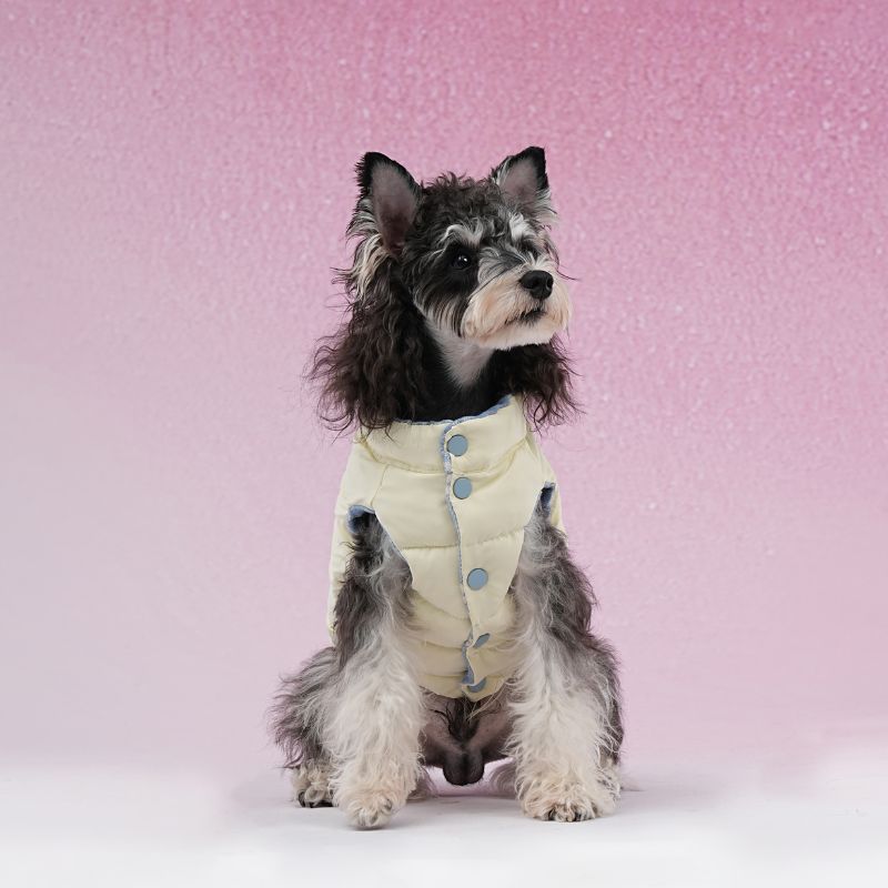 reversible plaid vest for dogs