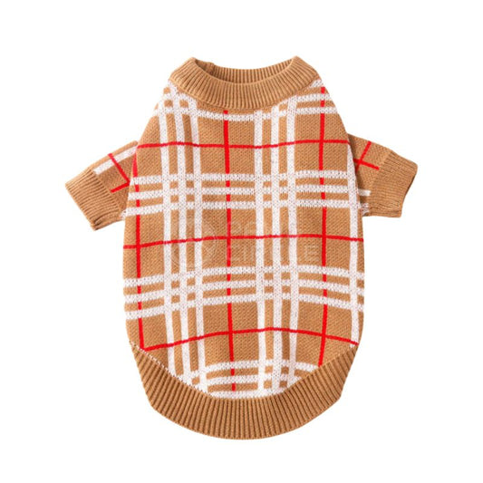 burberry checkered sweater for dog