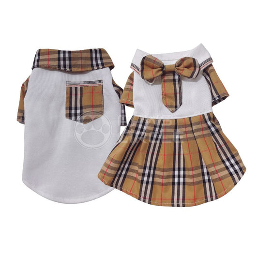 burberry polo tee and dress for dogs