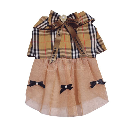burberry ribbon tulle dress for dogs