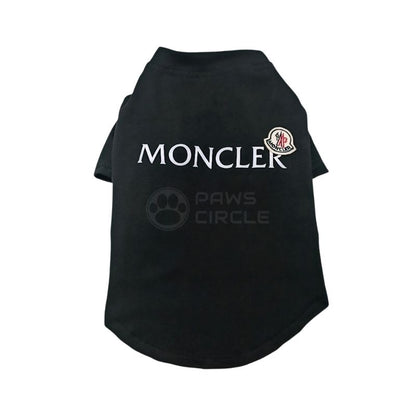 moncler logo tee for dog