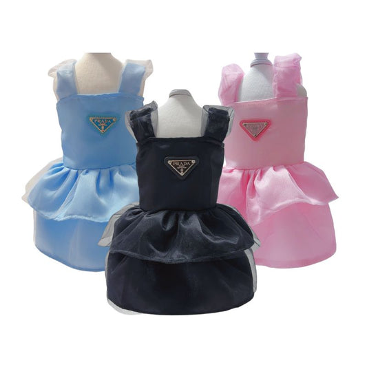 Prada flare tiered dress for dogs