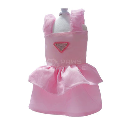 Prada flare tiered dress for dogs