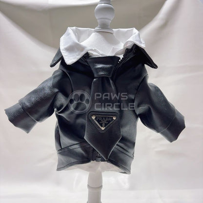 prada leather jacket for dogs