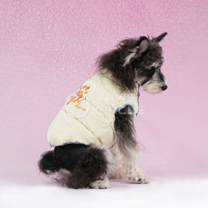 reversible puffer coat for dogs