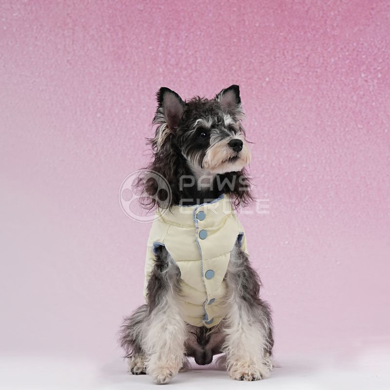 reversible puffer coat for dogs