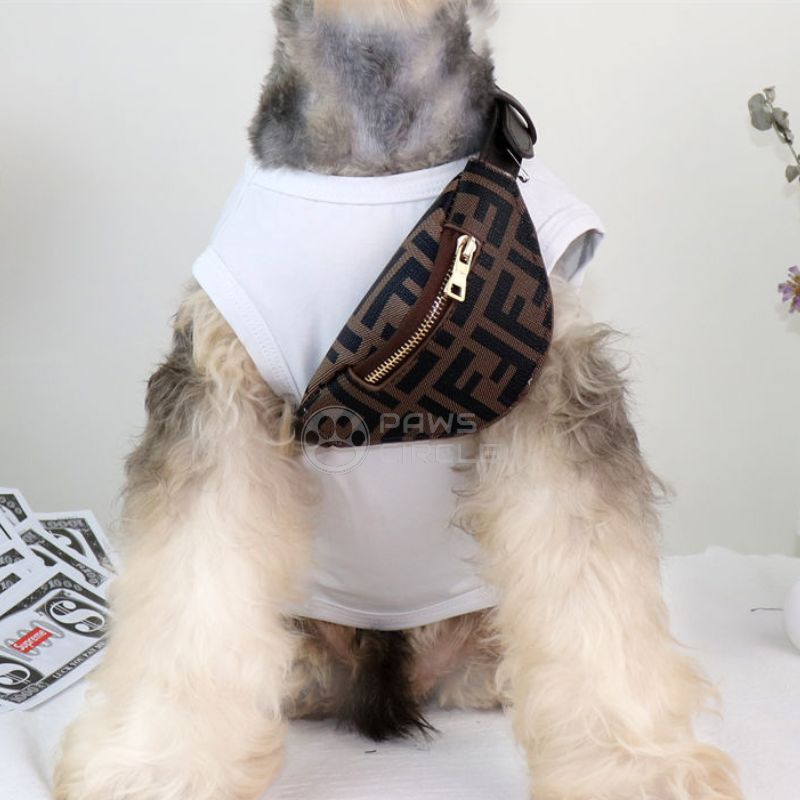 Louis Pup Monogram Bum Bag, Paws Circle