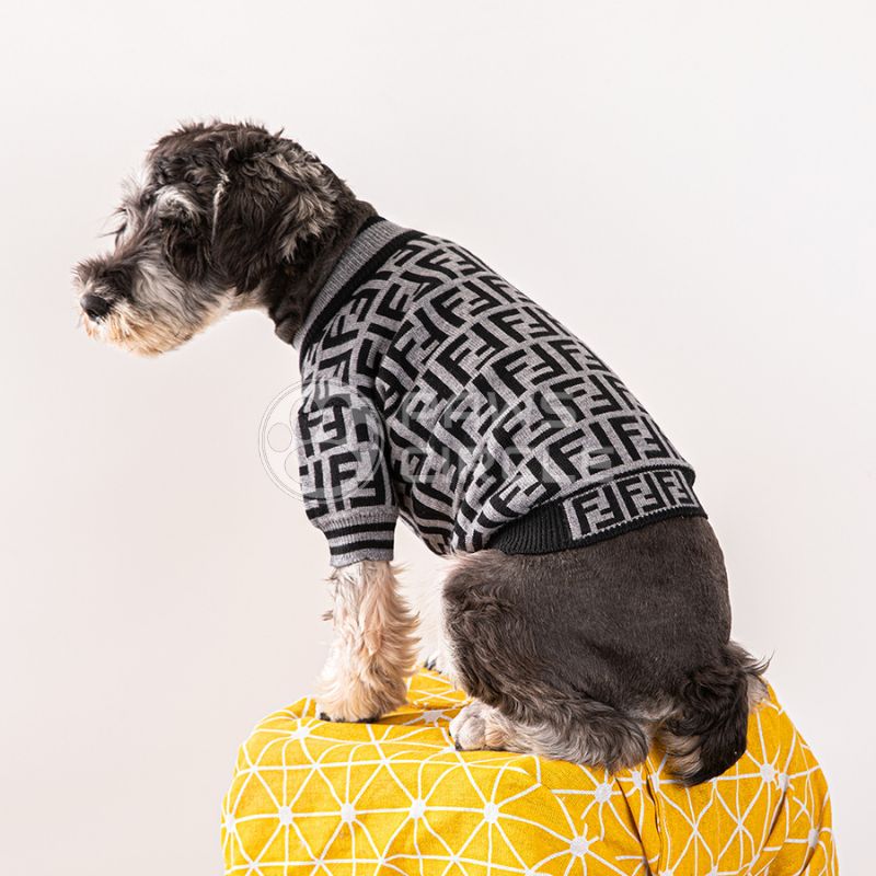 Monogram dog clearance sweater