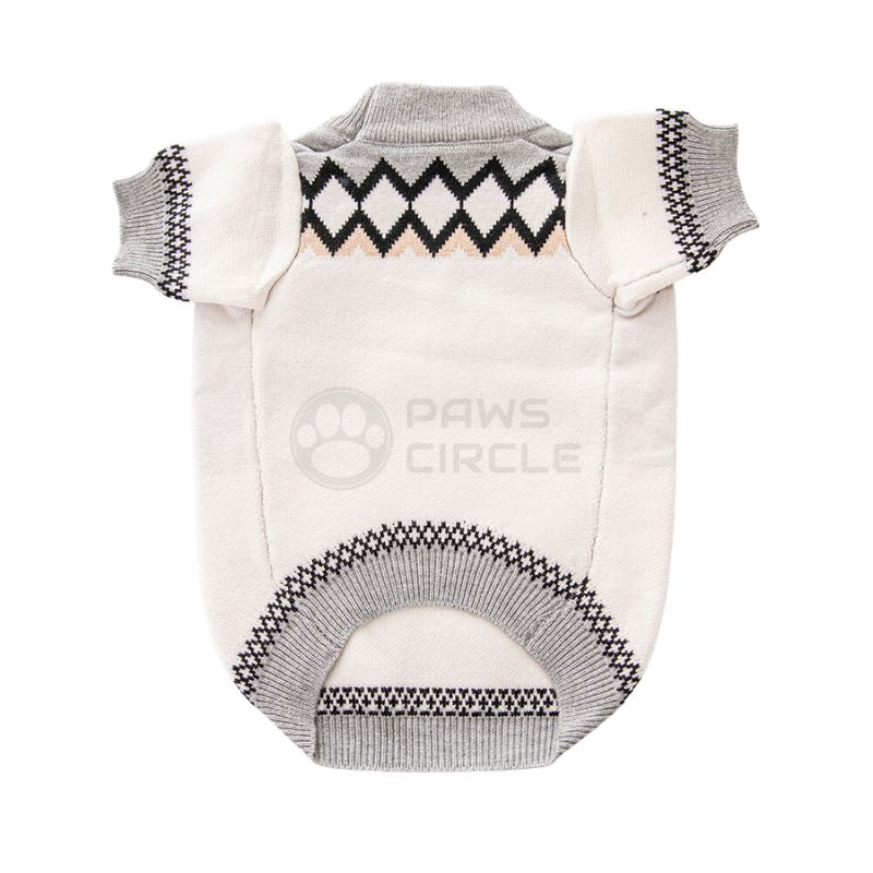 Pawda Logo Sweater Paws Circle Designer Dog Clothes