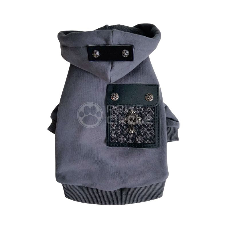 Chrome hearts dog hoodie