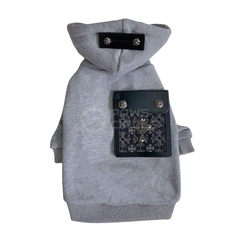 Chrome hearts dog hoodie