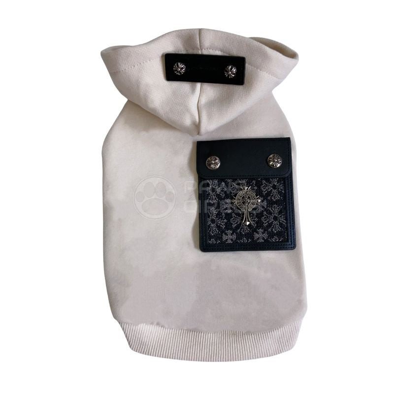 Chrome hearts dog hoodie