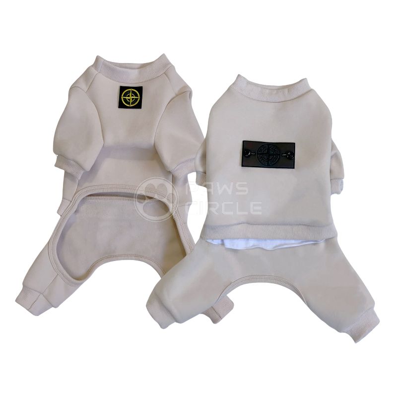 stone island four legged dog sweatsuit