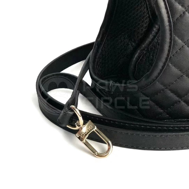 Double G Quilted Harness & Leash, Paws Circle
