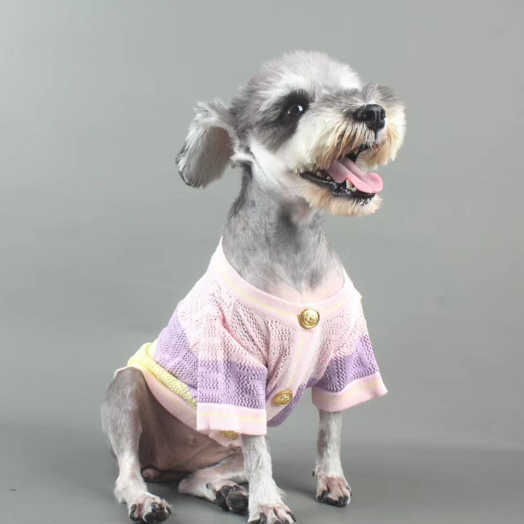 Dog jumper in knit material