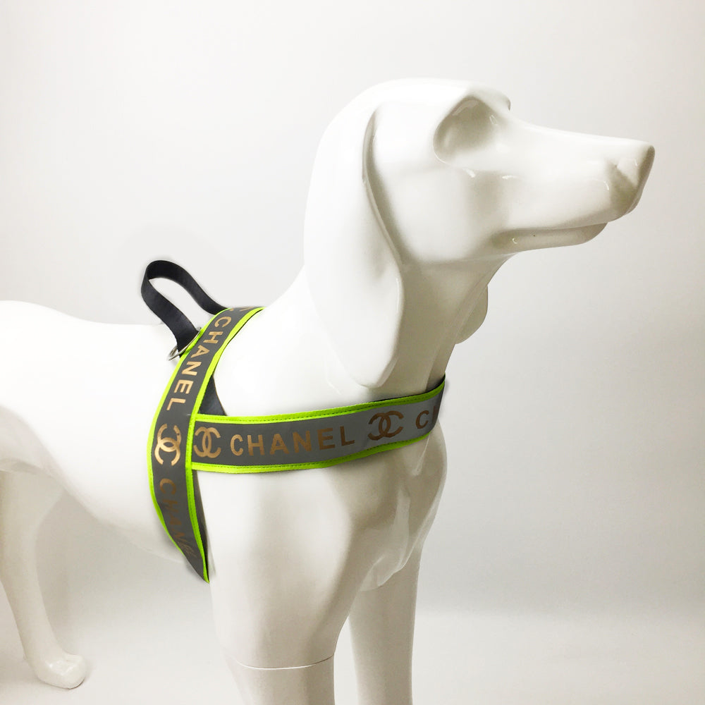 Chewnel-Luxury Inspired Collar Harness & Leash Trio: The Ultimate Dog