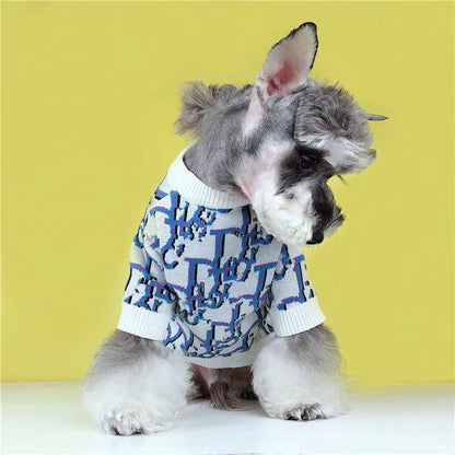 Dior oblique monogram knitwear for dog