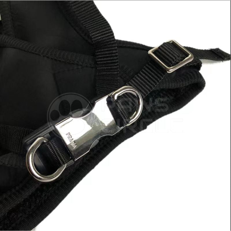 Chewing Dogior Monogram Harness & Leash, Paws Circle