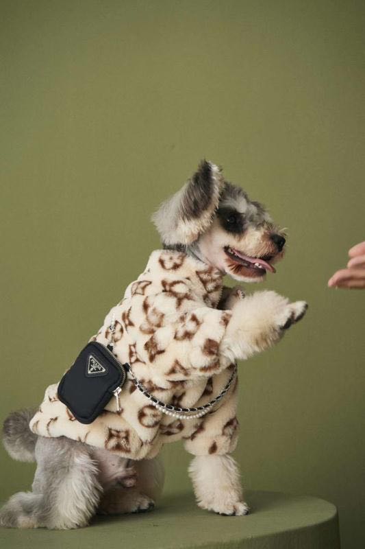 *BRAND NEW* Louis Vuitton Designer-Inspired Dog Fur Winter Coat
