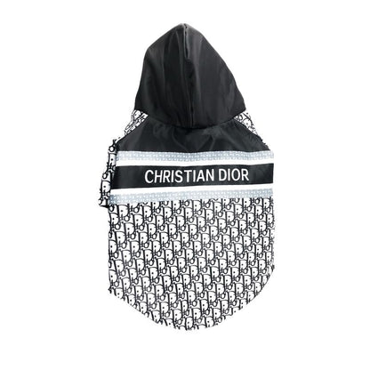 Designer style raincoat for dog