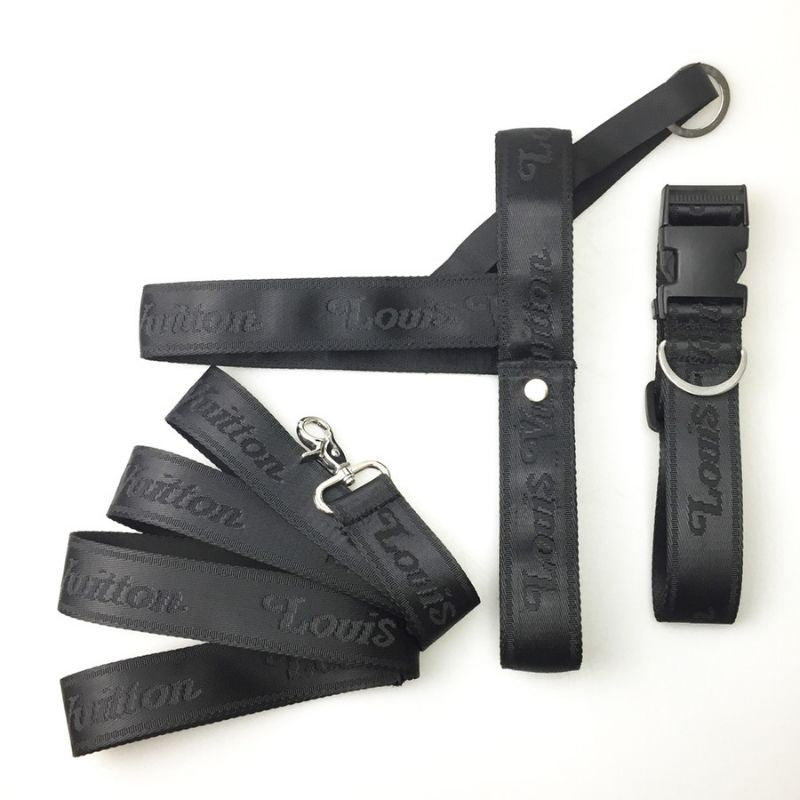 LV Nigo Dog Walking Accessories in Black