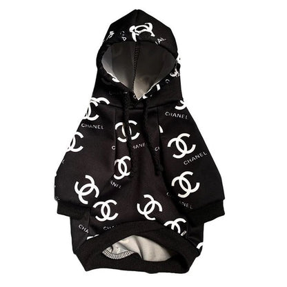Chanel dog clothing in black